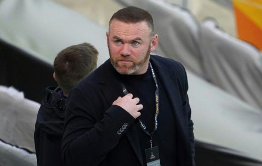 Derby County manager Wayne Rooney
