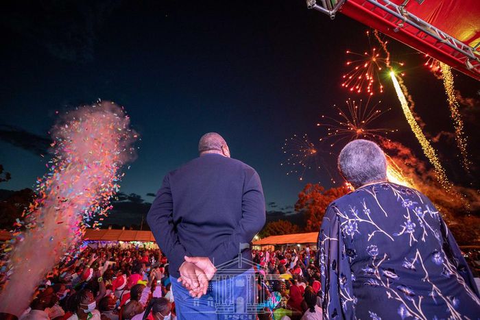 President Uhuru Kenyatta and First Lady Margaret Kenyatta hosts hundreds of children at State House for Christmas Party [Photos]