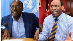 Ezekiel Mutua and Mukhisa Kituyi