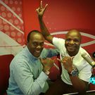 Jalang'o and Jeff Koinange at Hot 96.
