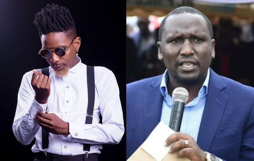 Eric Omondi responds to Senator Aaron Cheruiyot