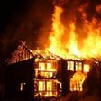 File Photo of a house on fire