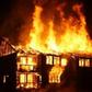 File Photo of a house on fire