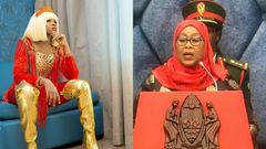 President Samia Suluhu Hassan and Zuchu