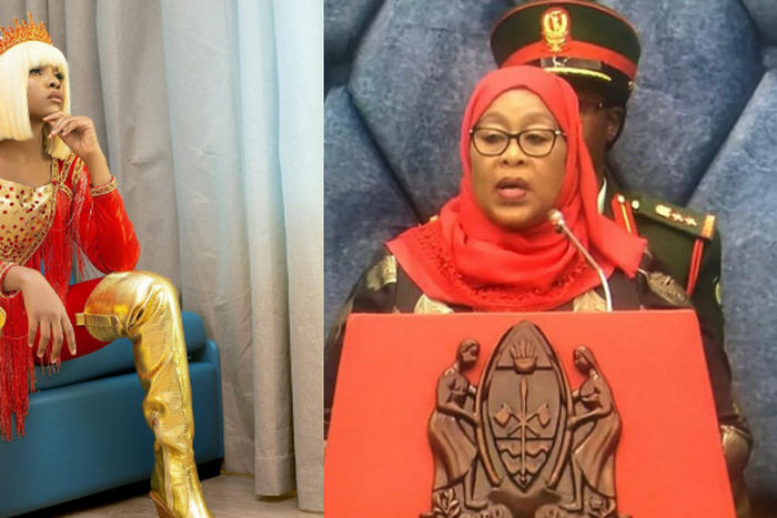 President Samia Suluhu Hassan and Zuchu
