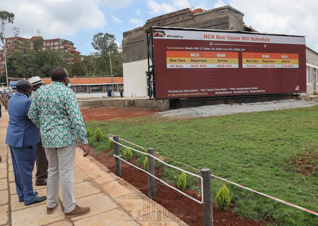 Uhuru, Raila make impromptu visit of the Green Park Bus Terminus