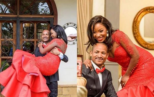 Babu Owino and his wife
