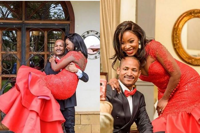 Babu Owino and his wife