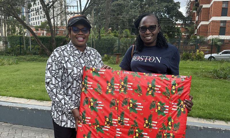 Githunguri Member of Parliament Gathoni Wamuchomba with Law Society of Kenya (LSK) President, Faith Odhiambo.