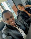 Khalif Kairo, the CEO of Kai & Karo Limited with Maria Wavinya