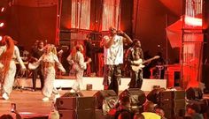 A screen grab image of Sauti Sol performing at the Sol Fest 2024