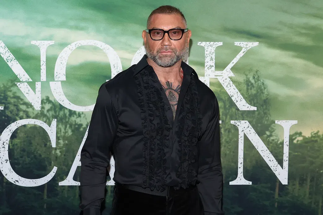 Dave Bautista, widelyDave Bautista, widely recognized as WWE legend Batista recognized as WWE legend Batista