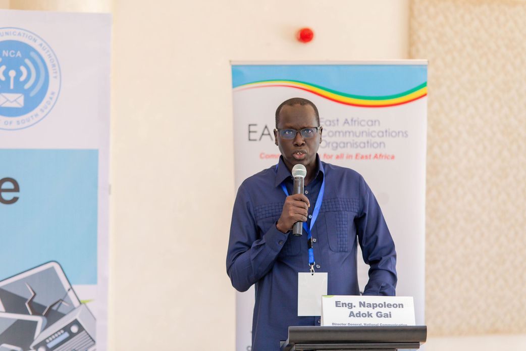 South Sudan National Communication Authority Director General Napoleon Adok Gai