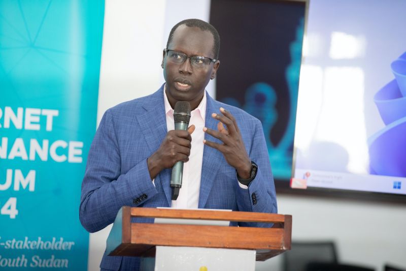 South Sudan National Communication Authority Director General Napoleon Adok Gai