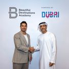 Jeremy Jauncey, CEO & Founder of Beautiful Destinations, and H.E. Issam Kazim, CEO of Dubai Corporation for Tourism and Commerce Marketing (Visit Dubai)