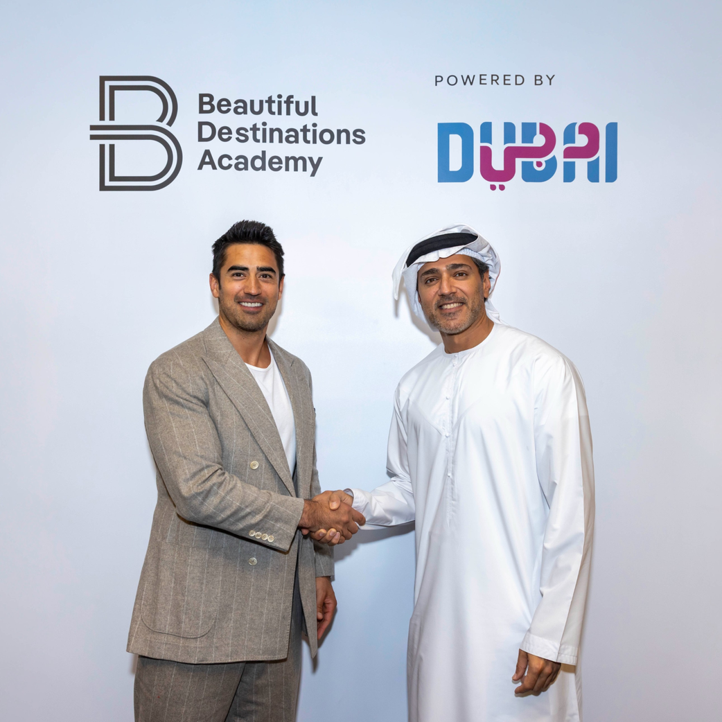 Jeremy Jauncey, CEO & Founder of Beautiful Destinations, and H.E. Issam Kazim, CEO of Dubai Corporation for Tourism and Commerce Marketing (Visit Dubai)