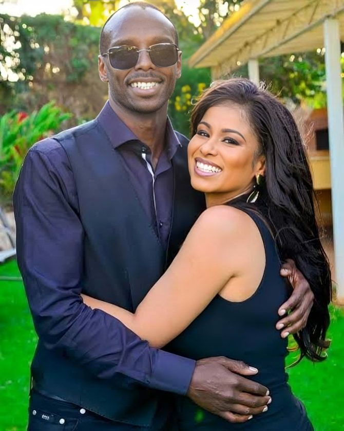 Julie Gichuru and her husband Anthony Gichuru