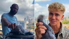 Content creators Dennis Ombachi aka Roaming Chef and Dylan Page