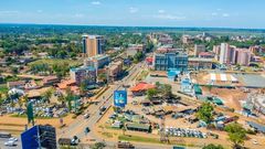 Aerial view of Thika town