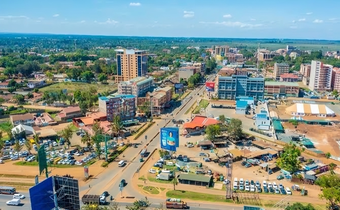 Aerial view of Thika town