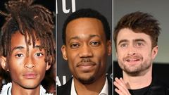 A collage of Jaden Smith, Tyler James Williams and Daniel Radcliffe