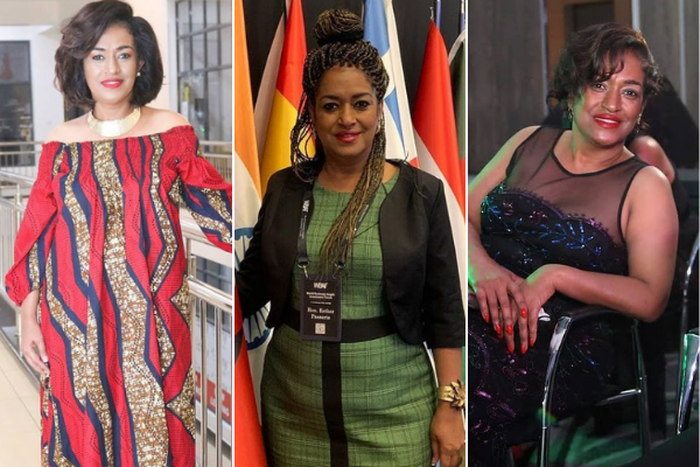 Nairobi Woman Representative Esther Passaris in different hairstyles