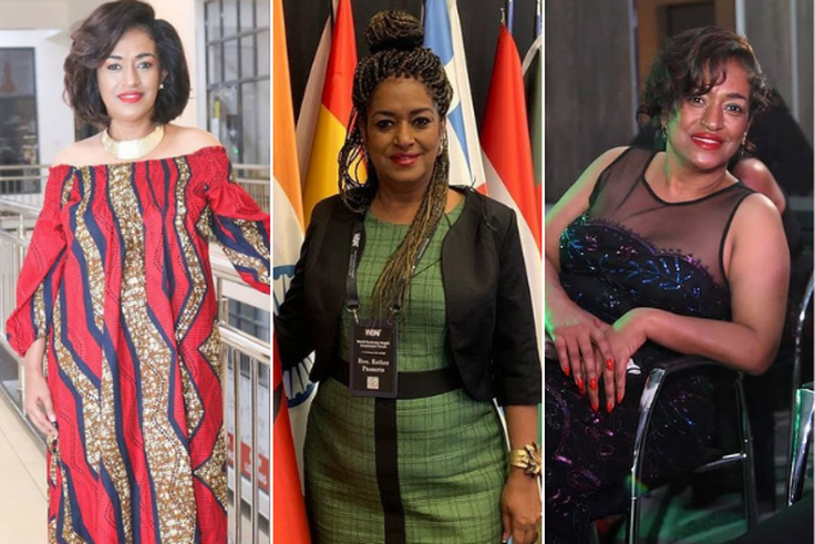 Nairobi Woman Representative Esther Passaris in different hairstyles