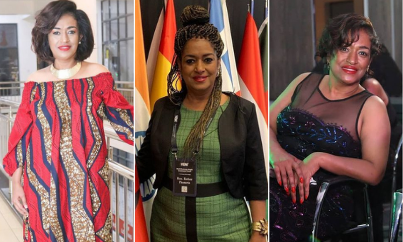 Nairobi Woman Representative Esther Passaris in different hairstyles