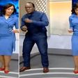 Jeff Koinange and Victoria Rubadiri dance in studio