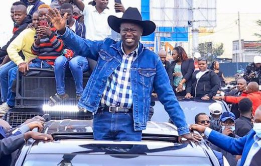 DCP Leader Rigathi Gachagua shortly after his arrival into the country  on August 21, 2025