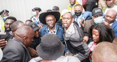 DCP Leader Rigathi Gachagua shortly after his arrival into the country  on August 21, 2025