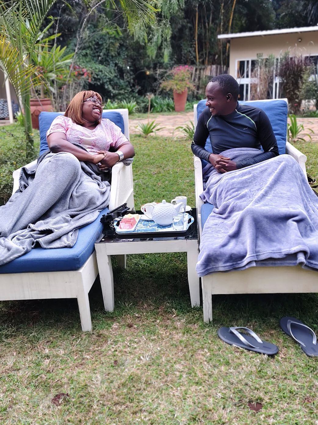 Zippy Okoth and Webston Kimani