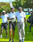 Golfers at the Great Rift Valley Lodge and Golf Resort in Naivasha, in the last qualifier of the 2024 NCBA Golf Series