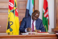 President William Ruto assenting to a Bill on November 1, 2024