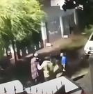 A screengrab of a CCTV footage showing DCI officers raiding Eliud Ng'ang'a's home