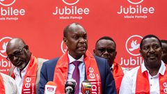 File image of Jeremiah Kioni at a past media briefing
