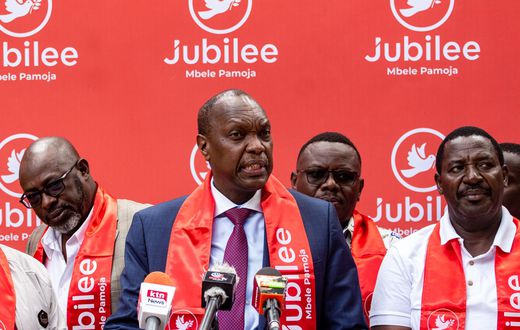 File image of Jeremiah Kioni at a past media briefing
