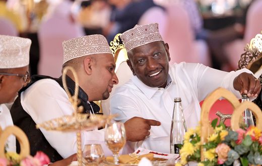 President William Ruto at Zakir Khosla's wedding