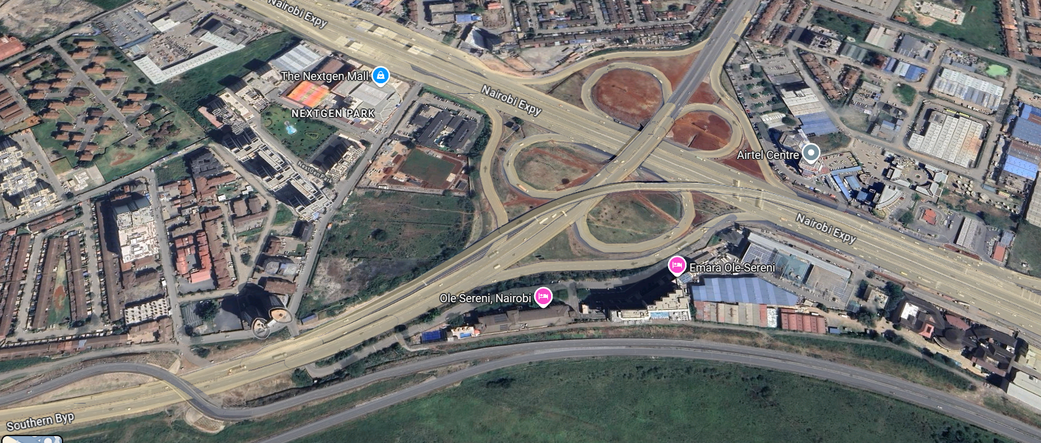 Southern Bypass Ole Sereni interchange
