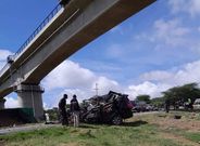 Tragedy struck on Saturday at Matauro, Duka Moja area in Narok East along the Narok-Maai Mahiu highway when a horrific road accident involving multiple vehicles left several people feared dead and scores injured. 