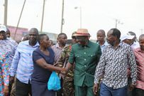 President William Ruto during his visit to Vihiga County