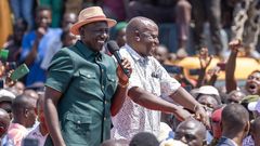 President William Ruto during his visit to Vihiga County