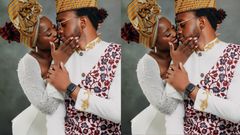 Akothee's daughter   Fancy Makadia with her husband Fairouz Vivian