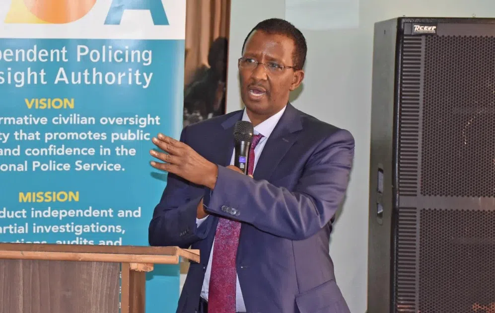 IPOA Chairperson Ahmed Issack Hassan