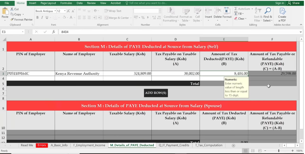 How to File KRA Returns Using P9 Form