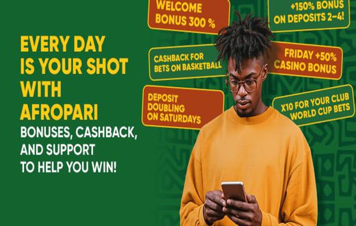 Win every day with AfroPari bonuses!