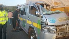 Police officer responding to the site of an accident