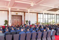 FKF Premier League Champions Police FC at State House, Nairobi