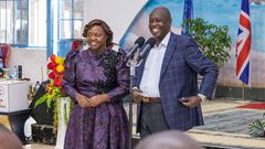 Former Deputy President Rigathi Gachagua and his spouse, Pastor Dorcas Rigathi