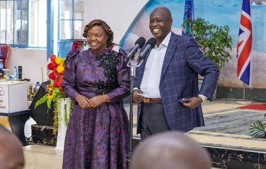 Former Deputy President Rigathi Gachagua and his spouse, Pastor Dorcas Rigathi